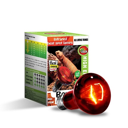 Инфракрасная лампа "Infrared Heat", 100Вт, R80 от магазина ExoLife