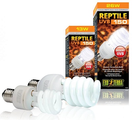 Лампа Reptile UVB150 former UVB10.0 Compact, 25W от магазина ExoLife
