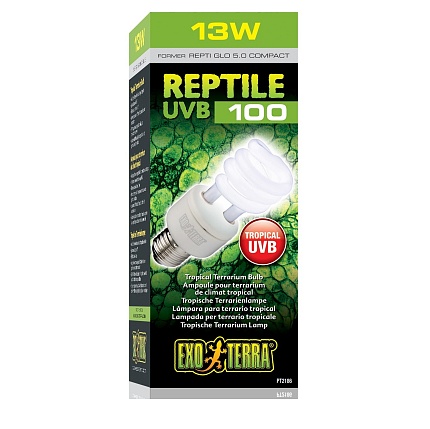 Лампа Reptile UVB100 former UVB5.0 Compact, 13W от магазина ExoLife
